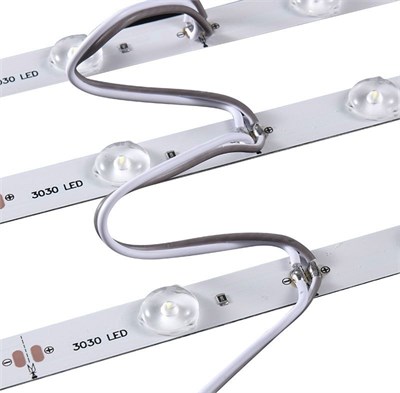 Светодиодная линейка с линзой SMD 3030 12д/м 12W 12V 6500К 4601_6500 - фото 70390