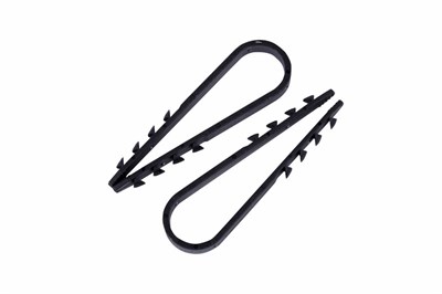 Дюбель-хомут 19-25мм, круглый, черный (100 шт/уп) PROconnect 07-4523 - фото 76343
