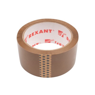 Скотч упаковочный REXANT 48 мм х 50 мкм, коричневый, рулон 66 м 09-4212 - фото 78000