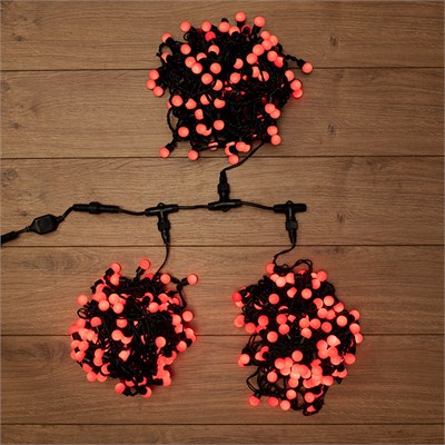 Гирлянда LED ClipLight - ШАРИКИ 24V, 3 нити по 20 м, цвет диодов Красный 323-612 - фото 82707