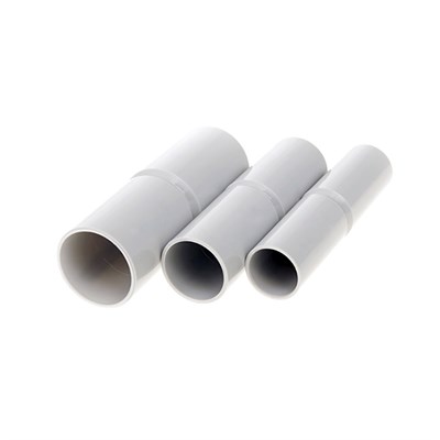 Муфта соединительная для трубы ø25мм, серая IP44 (50 шт/уп) REXANT 28-0318-1 - фото 86798