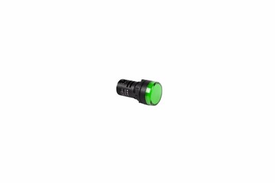 Индикатор Ø30  220V  зеленый LED  (RWE-618)  REXANT 36-3383 - фото 87478
