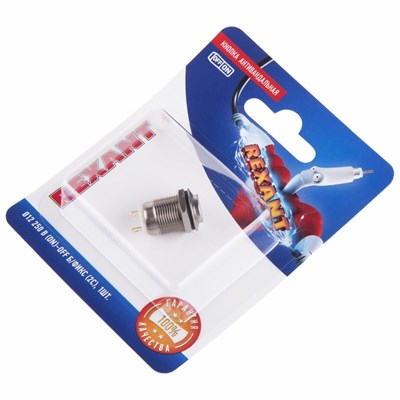 Кнопка антивандальная Ø12 Б/Фикс (2с) OFF-(ON) выпуклая (A12-B2) REXANT (в упак. 1шт.) 06-0339-A - фото 90541