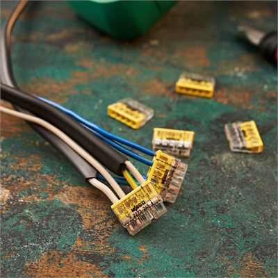 2273-245 Экcпресс-клемма с пастой, 5-проводная до 2,5 мм², (6 шт/уп)  WAGO 07-5144-06 - фото 91078