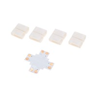 Коннектор Х-образный для светодиодной ленты SMD 10мм REXANT 148-122