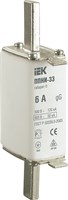 Плавкая вставка предохранителя ППНИ-33, габарит 0, 6А IEK DPP20-006