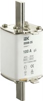 Плавкая вставка предохранителя ППНИ-35, габарит 1, 100А IEK DPP30-100