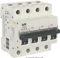ARMAT Авт. выкл. M10N 4P C 6А IEK AR-M10N-4-C006