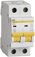 KARAT Авт. выкл. ВА47-29 2P B 50А 4,5кА IEK MVA20-2-050-B
