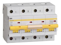 KARAT Авт. выкл. ВА47-100 4P C 20А 10кА IEK MVA40-4-020-C