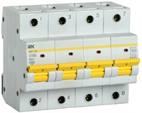 KARAT Авт. выкл. ВА47-150 4P C 100А 15кА IEK MVA50-4-100-C