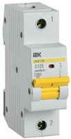 KARAT Авт. выкл. ВА47-150 1P D 125А 15кА IEK MVA50-1-125-D