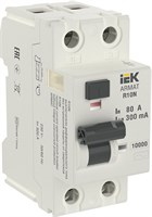 ARMAT ВДТ R10N 2P 80А 300мА тип AC IEK AR-R10N-2-080C300