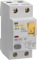 УЗО KARAT ВД3-63 2P 63А 100мА 6кА тип A IEK MDV21-2-063-100