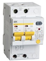 KARAT Диф. автомат АД12M 2P C50 30мА тип A IEK MAD12-2-050-C-030