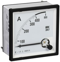 Амперметр Э47 400/5А кл. точн. 1,5 72х72мм IPA10-6-0400-E