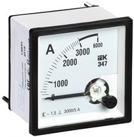 Амперметр Э47 3000/5А кл. точн. 1,5 72х72мм IPA10-6-3000-E