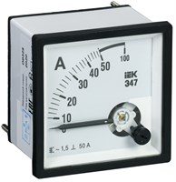 Амперметр Э47 50А кл. точн. 1,5 96х96мм IPA20-6-0050-E