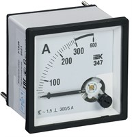 Амперметр Э47 300/5А кл. точн. 1,5 96х96мм IPA20-6-0300-E