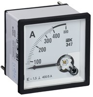 Амперметр Э47 400/5А кл. точн. 1,5 96х96мм IPA20-6-0400-E