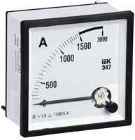 Амперметр Э47 1500/5А кл. точн. 1,5 96х96мм IPA20-6-1500-E