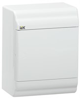 PRIME Корпус пластиковый ЩРН-П-4 белый/белая дверь IP41 IEK MKP82-N-04-WD-41-20