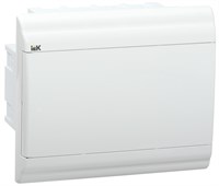 PRIME Корпус пластиковый ЩРВ-П-9 белый/белая дверь IP41 IEK MKP82-V-09-WD-41-20