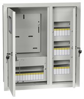 TITAN Корпус метал. ЩУРв-3/30 (550х500х165) IP31 IEK MKM35-V-30-31-1-ZO