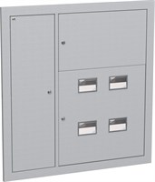 Корпус метал. ЩЭ-4-Э 36 IP31 (слабот. отсек слева) LIGHT IEK IND-MKM43-04-31-E-L