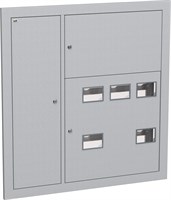 Корпус метал. ЩЭ-5-Э 36 IP31 (слабот. отсек слева) LIGHT IEK IND-MKM43-05-31-E-L