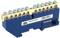 Шина N "ноль" на DIN-изол ШНИ-6х9-12-Д-С IEK YNN10-69-12D-K07
