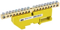 Шина PE "земля" на DIN-изол ШНИ-6х9-18-Д-Ж IEK YNN10-69-18D-K05