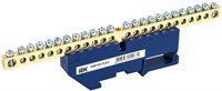 Шина N "ноль" на DIN-изол ШНИ-6х9-24-Д-С IEK YNN10-69-24D-K07