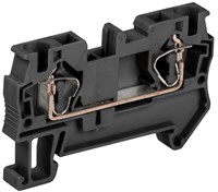 Клемма пружинная КПИ 2в-4 41А черный IEK YZN11-004-K02