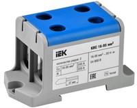 Клемма вводная силовая КВС 16-95 кв.мм. 2-рядная синяя IEK YZN13-095-K07