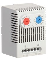 Термостат двухканальный УККт от 0 до +60°C NO+NC IEK YCE-DTNO-NC-60