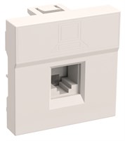 РКИ-20-00-П Розетка компьютерная RJ-45 UTP кат.5e (на 2 модуля) ПРАЙМЕР белая IEK CKK-40D-RI2-K01