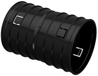 ELASTA Муфта соединительная для двустенной трубы d=140мм IEK CTA12D-M140-K02-R
