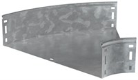 Поворот плавн. 45град тип Г01 ESCA 100х400мм HDZ IEK CPG01-0-45-100-400-HDZ