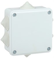 Коробка расп. КМ для о/п 100х100х45мм IP44 6 вв. белая IEK UKO11-100-100-045-K01-44