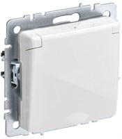 BRITE Роз. с з/к/ш с кр. 16А IP44 РСбш10-3-44-БрБ бел. IEK BR-R16-16-44-K01