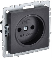 BRITE Роз. без з/к/ш 10А РС10-1-0-БрЧ черн. IEK BR-R10-10-K02