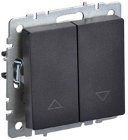 BRITE Выключ. жалюзи 10А ВС10-1-5-БрЧ черн. IEK BR-V15-0-10-K02