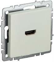 BRITE Роз. HDMI РHDMI-0-БрКр беж. IEK BR-H10-K10
