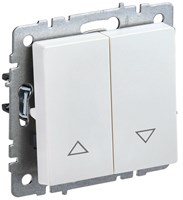 BRITE Выключ. жалюзи 10А ВС10-1-5-БрЖ жемч. IEK BR-V15-0-10-K36
