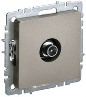 BRITE Роз. TV проходная РТВ10-0-БрШ шамп. IEK BR-A10-P-K37