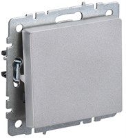 BRITE Выключ. 1-кл. 10А ВС10-1-0-БрА алюм. IEK BR-V10-0-10-K47