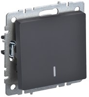 BRITE Выключ. 1-кл. с инд. 10А ВС10-1-1-БрГ граф. IEK BR-V10-1-10-K53