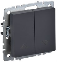 BRITE Выключ. жалюзи 10А ВС10-1-5-БрГ граф. IEK BR-V15-0-10-K53