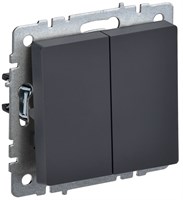 BRITE Выключ. 2-кл. 10А ВС10-2-0-БрГ граф. IEK BR-V20-0-10-K53